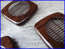 Range Rover P38 Small Speaker Grills Walnut