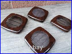 Range Rover P38 Small Speaker Grills Walnut