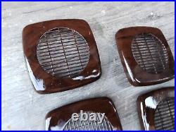 Range Rover P38 Small Speaker Grills Walnut