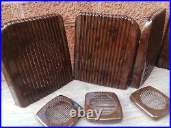 Range Rover P38 Speaker Grills Walnut