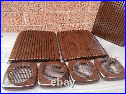 Range Rover P38 Speaker Grills Walnut