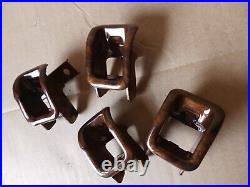 Range Rover P38 WALNUT DOOR LOCK BUTTONS. 1