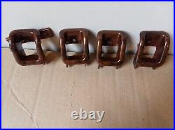 Range Rover P38 WALNUT DOOR LOCK BUTTONS. 1