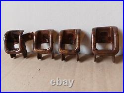 Range Rover P38 WALNUT DOOR LOCK BUTTONS. 1