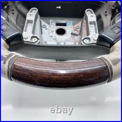 Range Rover P38 steering wheel Cream leather dark wood 1994 2002