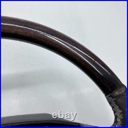 Range Rover P38 steering wheel Cream leather dark wood 1994 2002