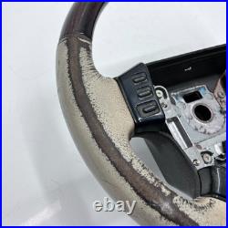 Range Rover P38 steering wheel Cream leather dark wood 1994 2002