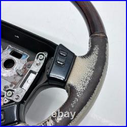 Range Rover P38 steering wheel Cream leather dark wood 1994 2002