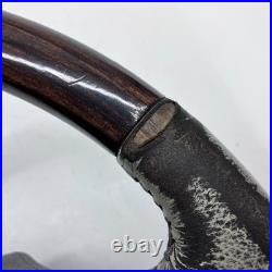 Range Rover P38 steering wheel Cream leather dark wood 1994 2002