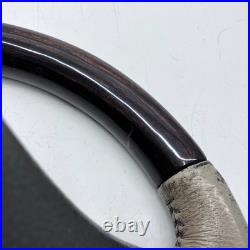 Range Rover P38 steering wheel Cream leather dark wood 1994 2002