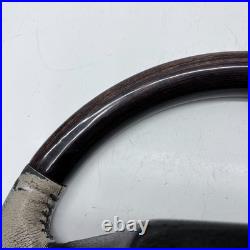 Range Rover P38 steering wheel Cream leather dark wood 1994 2002