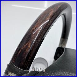 Range Rover P38 steering wheel Cream leather dark wood 1994 2002