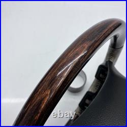 Range Rover P38 steering wheel Cream leather dark wood 1994 2002