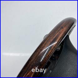 Range Rover P38 steering wheel Cream leather dark wood 1994 2002