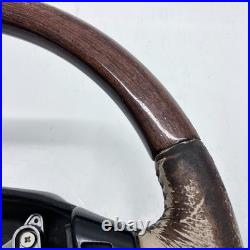 Range Rover P38 steering wheel Cream leather wood 1994 2002