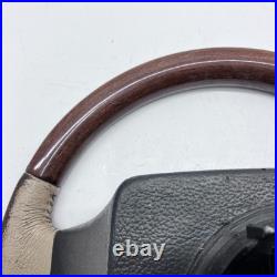 Range Rover P38 steering wheel Cream leather wood 1994 2002