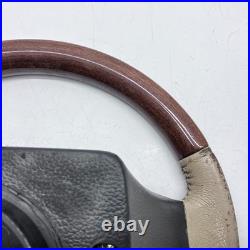 Range Rover P38 steering wheel Cream leather wood 1994 2002