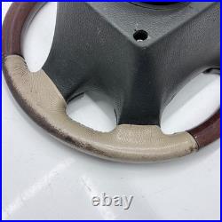 Range Rover P38 steering wheel Cream leather wood 1994 2002