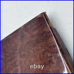 Range Rover P38 walnut wood arm rest cup holder 1994 2002 armrest lid top