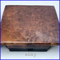 Range Rover P38 walnut wood arm rest cup holder 1994 2002 armrest lid top