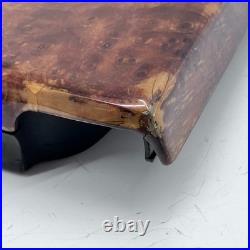 Range Rover P38 walnut wood arm rest cup holder 1994 2002 armrest lid top
