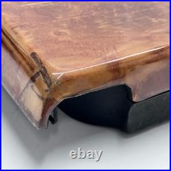 Range Rover P38 walnut wood arm rest cup holder 1994 2002 armrest lid top