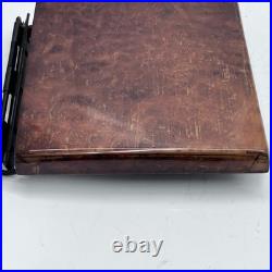 Range Rover P38 walnut wood arm rest cup holder 1994 2002 armrest lid top