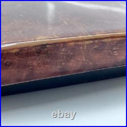 Range Rover P38 walnut wood arm rest cup holder 1994 2002 armrest lid top