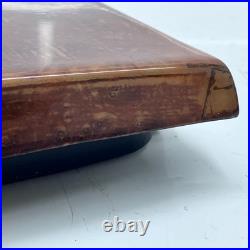 Range Rover P38 walnut wood arm rest cup holder 1994 2002 armrest lid top