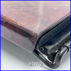 Range Rover P38 walnut wood arm rest cup holder 1994 2002 armrest lid top