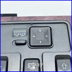 Range Rover P38 window switch with wood walnut trim 1994 2002 models YUB101100