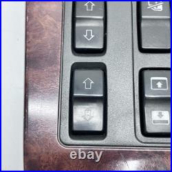 Range Rover P38 window switch with wood walnut trim 1994 2002 models YUB101100