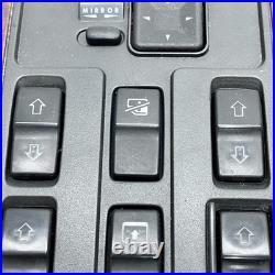 Range Rover P38 window switch with wood walnut trim 1994 2002 models YUB101100