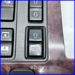 Range Rover P38 window switch with wood walnut trim 1994 2002 models YUB101100