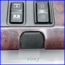 Range Rover P38 window switch with wood walnut trim 1994 2002 models YUB101100