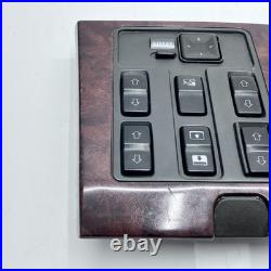 Range Rover P38 window switch with wood walnut trim 1994 2002 models YUB101100