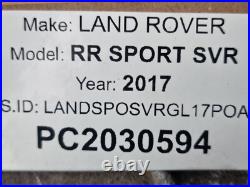 Range Rover Sport L494 Svr 2014-2018 5.0l Petrol Rear Subframe Fk6m-5k091-ac
