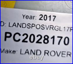 Range Rover Sport L494 Svr 2014-2018 Alcantara B-pillar Upper Right Trim Panel