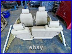 Range rover p38 cream leather manually operated seats and door cards