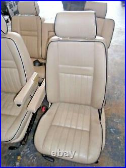 Range rover p38 cream leather manually operated seats and door cards