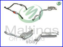 Range rover p38 exhaust system p38 V8 exhaust system complete front-rear 94-99