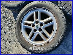 Range rover p38 hurricane wheels with general grabber tyres