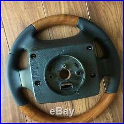 Range rover p38 steering wheel IN WALNUT finish and new NAPA leather
