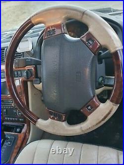 Range rover p38 wood steering wheel autobiography