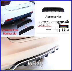 Rear Bumper Shark Fin Style Anti Scratche Body Protector Lip for 5-seat Car Suv