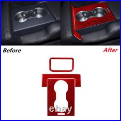 Rhd Red Carbon Fiber Interior Full Kit Trim For Range Rover Sport 2014-2017