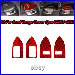 Rhd Red Carbon Fiber Interior Full Kit Trim For Range Rover Sport 2014-2017