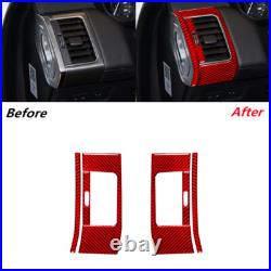Rhd Red Carbon Fiber Interior Full Kit Trim For Range Rover Sport 2014-2017