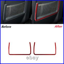 Rhd Red Carbon Fiber Interior Full Kit Trim For Range Rover Sport 2014-2017