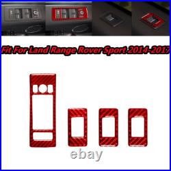 Rhd Red Carbon Fiber Interior Full Kit Trim For Range Rover Sport 2014-2017